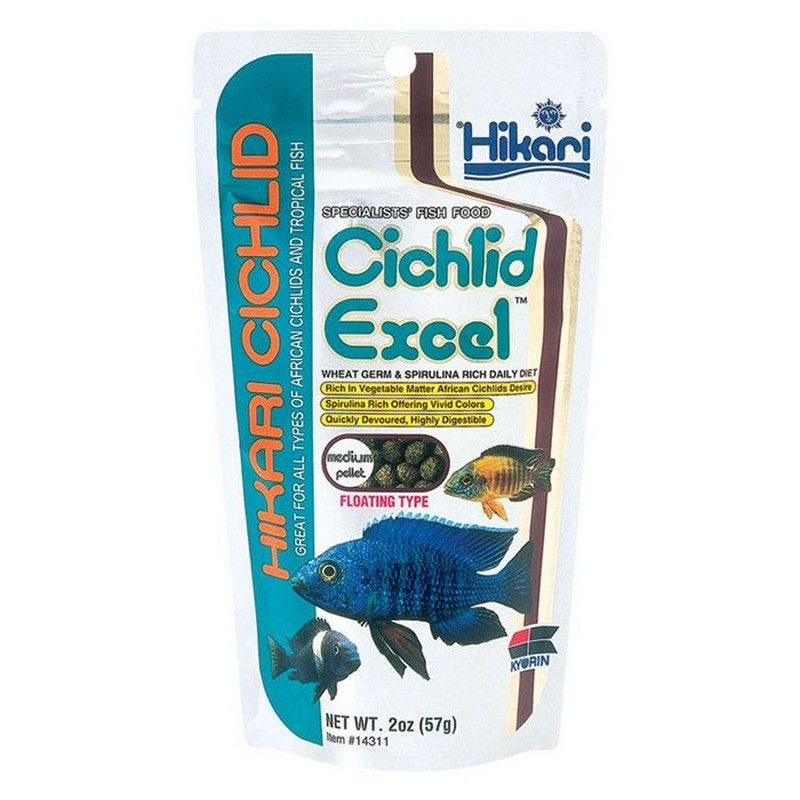 Hikari Cichlid Excel Medium Pellets 250g